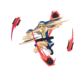 bridget (guilty gear), arc system works, guilty gear, guilty gear xx, animated, animated gif, lowres, 1boy, attack, blonde hair, full body, male focus, pixel art, solo, transparent background, trap, yo-yo