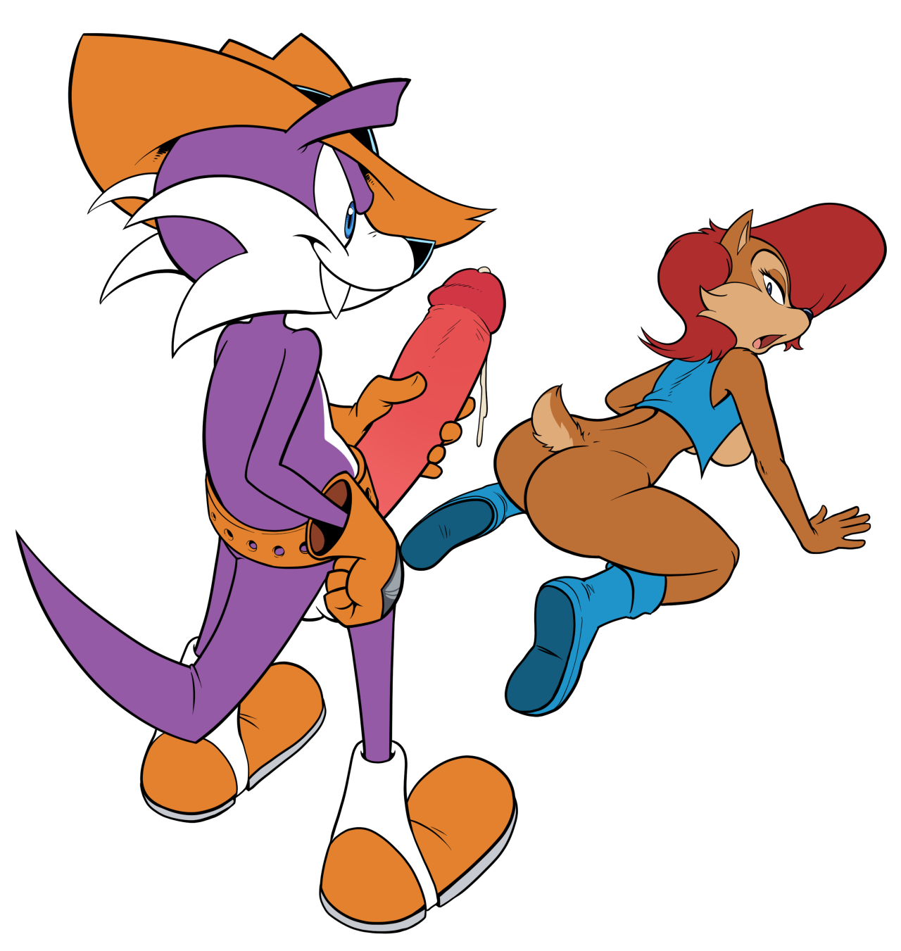 Rule34 – If it exists, there is porn of it / dawmino, fang the sniper, nack the weasel, sally acorn / 142034