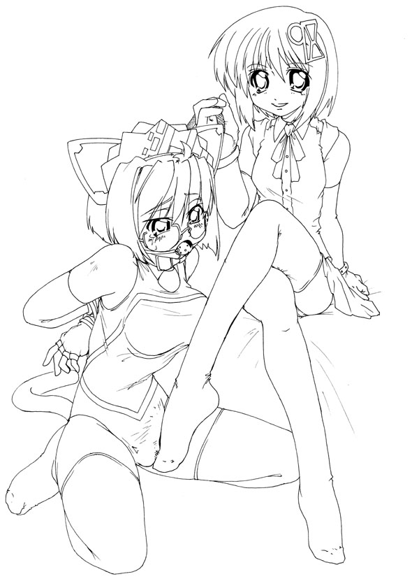 45acp, 2k-tan, 98-tan, os-tan, 1futa, 1girl, arms behind back, ball gag, bdsm, blush, bondage, bound, bound wrists, breasts, bulge, collar, elbow gloves, erection, erection under clothes, feet, femdom, footjob, futa with female, futanari, futasub, gag, gagged, gloves, greyscale, kneeling, leash, legs, medium breasts, monochrome, one-piece swimsuit, penis, skirt, slave, swimsuit, thighhighs