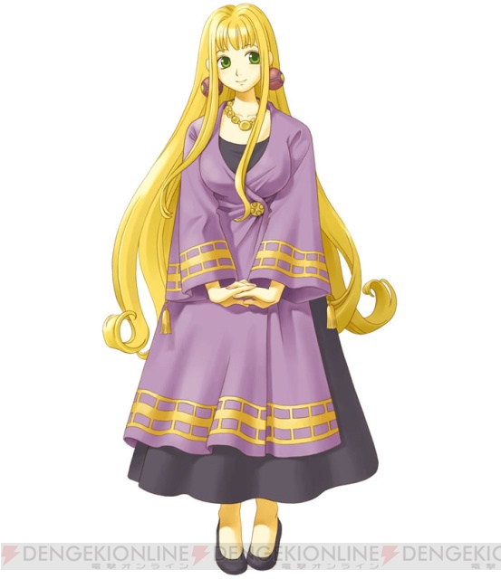 cherie espoir, marl kingdom, nippon ichi, puppet princess (marl kingdom), 1girl, blonde hair, dress, earrings, female focus, jewelry, solo