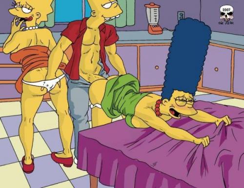 Rule34 – If it exists, there is porn of it / the fear, bart simpson, hugo simpson, lisa simpson, marge simpson / 142839