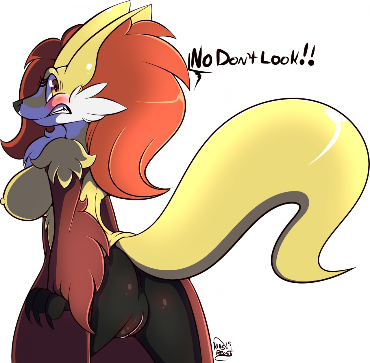 Rule34 – If it exists, there is porn of it / kingbeast, delphox / 143089