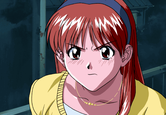 asuka (viper), viper (series), viper ctr, animated, animated gif, game cg, 1girl, female focus, hairband, jewelry, necklace, slapping, solo, tears