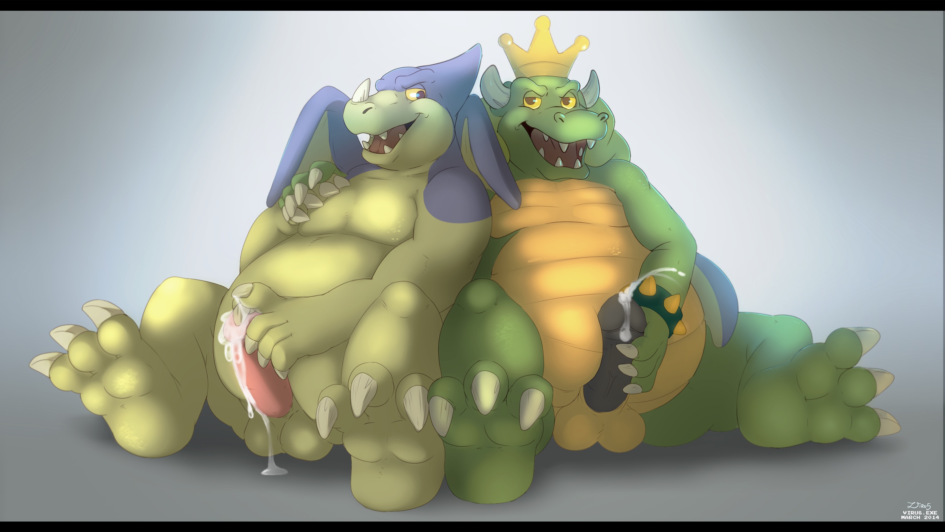 Rule34 – If it exists, there is porn of it / virus.exe, giran, king koopa, koopa / 143412