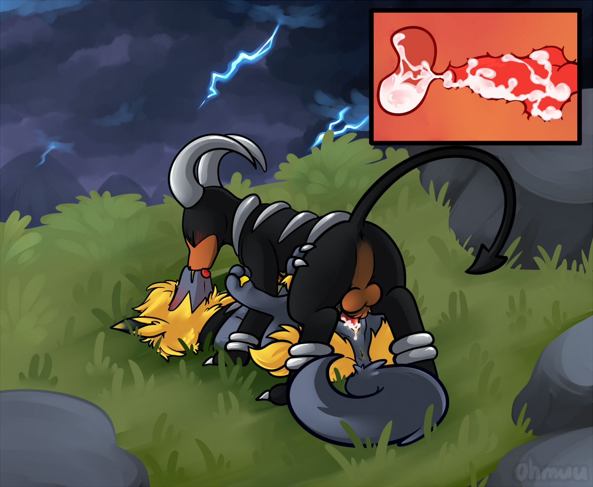 Rule34 – If it exists, there is porn of it / ohmuu, houndoom, manectric, thunder / 143489