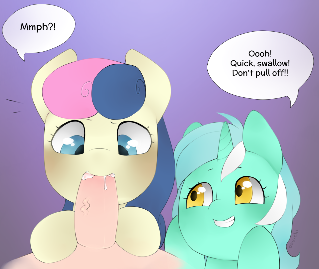 Rule34 – If it exists, there is porn of it / oouichi, bonbon (mlp), lyra heartstrings (mlp) / 143875