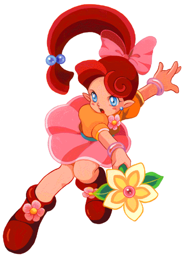 lip (panel de pon), nintendo, panel de pon, jpeg artifacts, fairy, skirt, wand