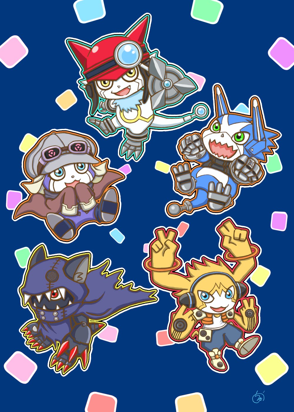 dokamon, gatchmon, hackmon (appmon), musimon, offmon, digimon, digimon universe: appli monsters, tagme, appmon