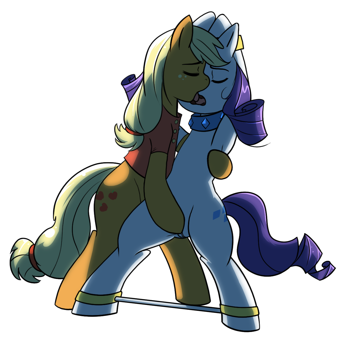 Rule34 – If it exists, there is porn of it / 3mangos, applejack (mlp), rarity (mlp) / 144251