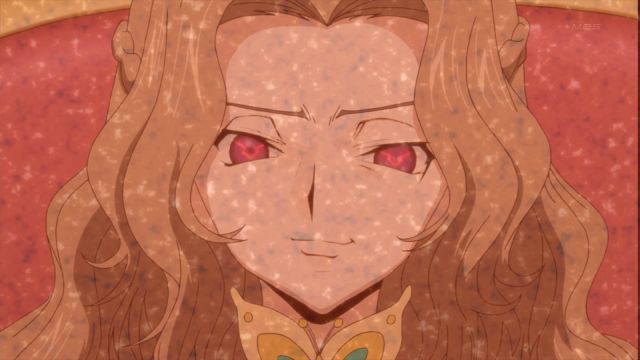 drawfag, lelouch vi britannia, nunnally vi britannia, code geass, code geass: nightmare of nunnally, nightmare of nunnally, anime screenshot, third-party edit, 1girl, fake screenshot, female focus, geass, parody, smile, solo, unusually open eyes