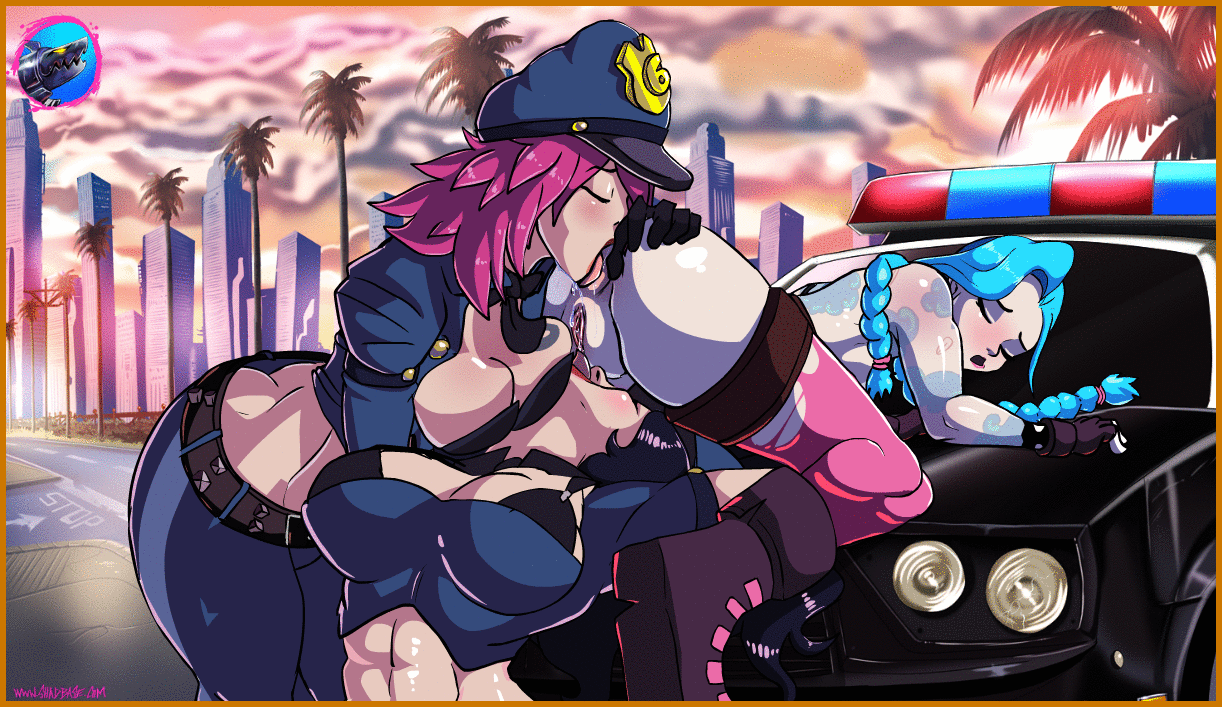 Rule34 – If it exists, there is porn of it / shadman, spazkid, caitlyn, jinx (league of legends), officer caitlyn, officer vi, vi / 144926