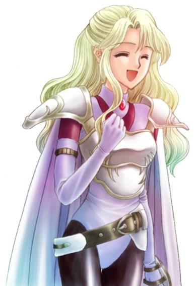 soranokaze15, rosa farrell, final fantasy, final fantasy iv, 1990s (style), ^ ^, armor, black pantyhose, blonde hair, cape, closed eyes, cowboy shot, half updo, leotard, open mouth, pantyhose, pauldrons, retro artstyle, shoulder armor, solo, wavy hair, white pantyhose
