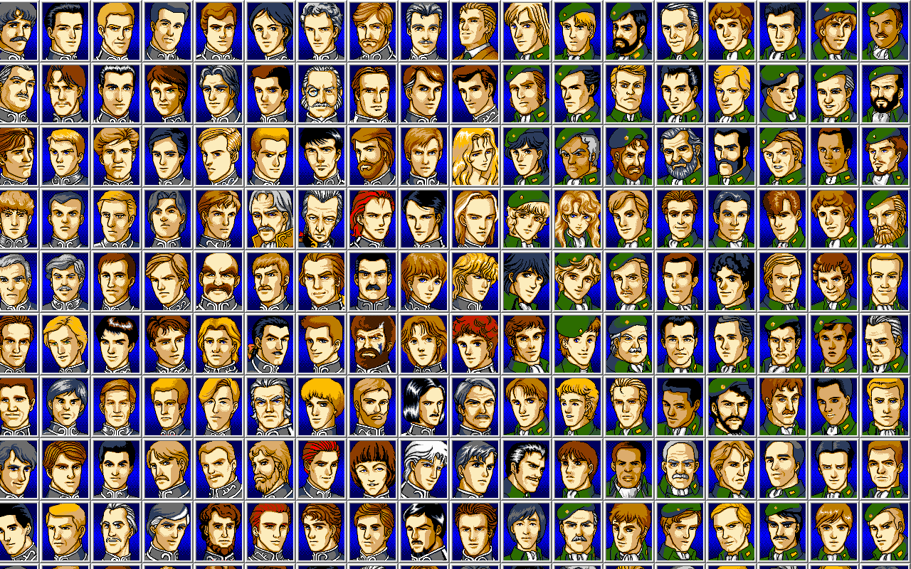 ginga eiyuu densetsu, annotation request, character request, 6+boys, 6+girls, absolutely everyone, everyone, multiple boys, multiple girls
