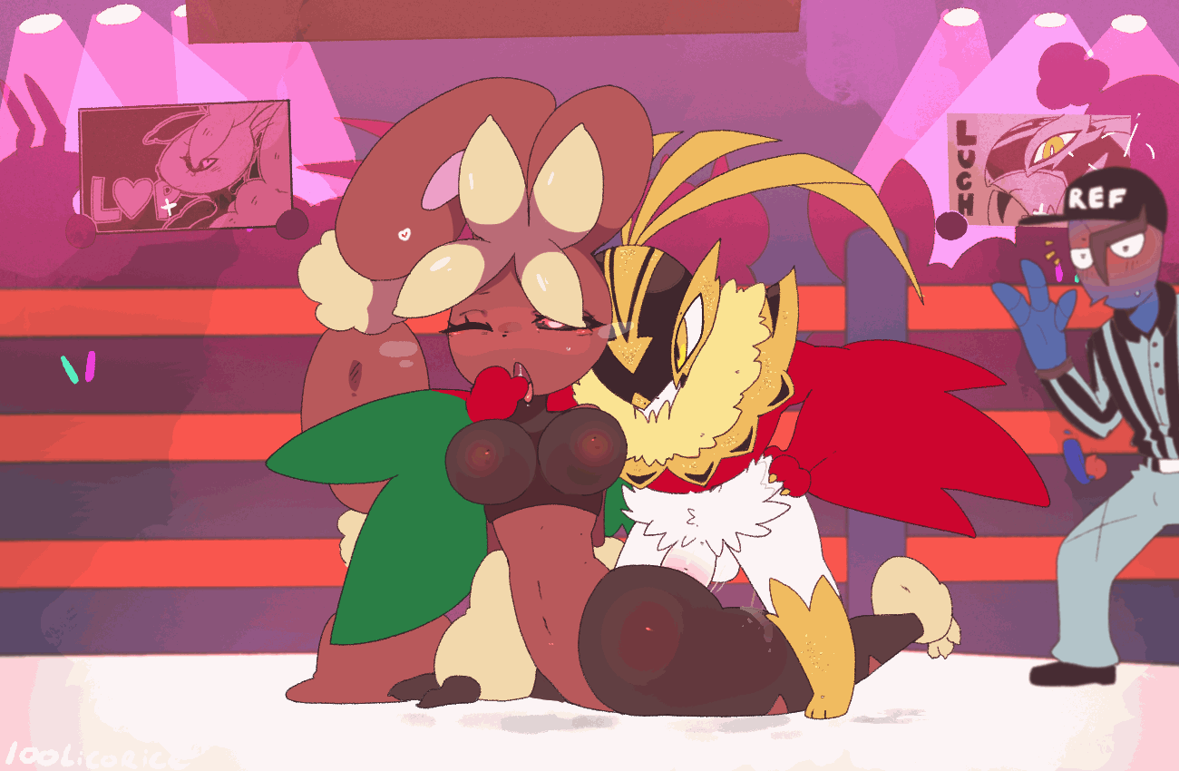 Rule34 – If it exists, there is porn of it / hawlucha, lopunny, pokemon (species), sawk / 8661599