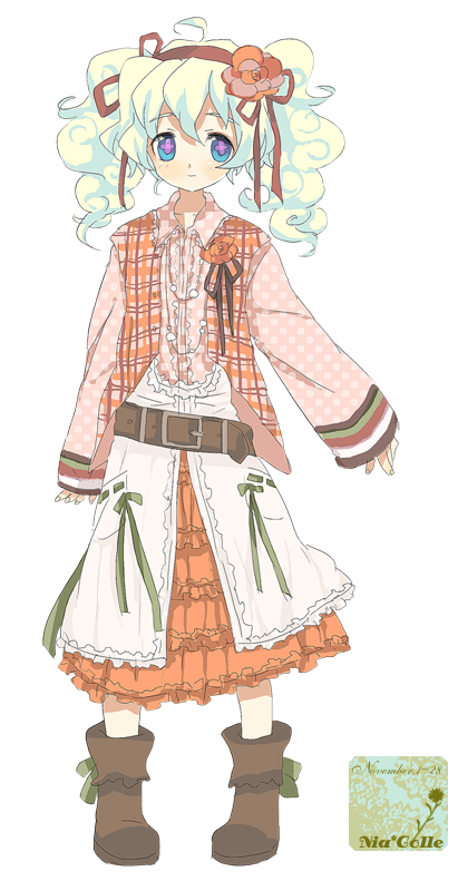 dadami, nia teppelin, tengen toppa gurren lagann, bad id, bad pixiv id, 00s, belt, boots, brown boots, dress, fashion, solo, twintails, vest