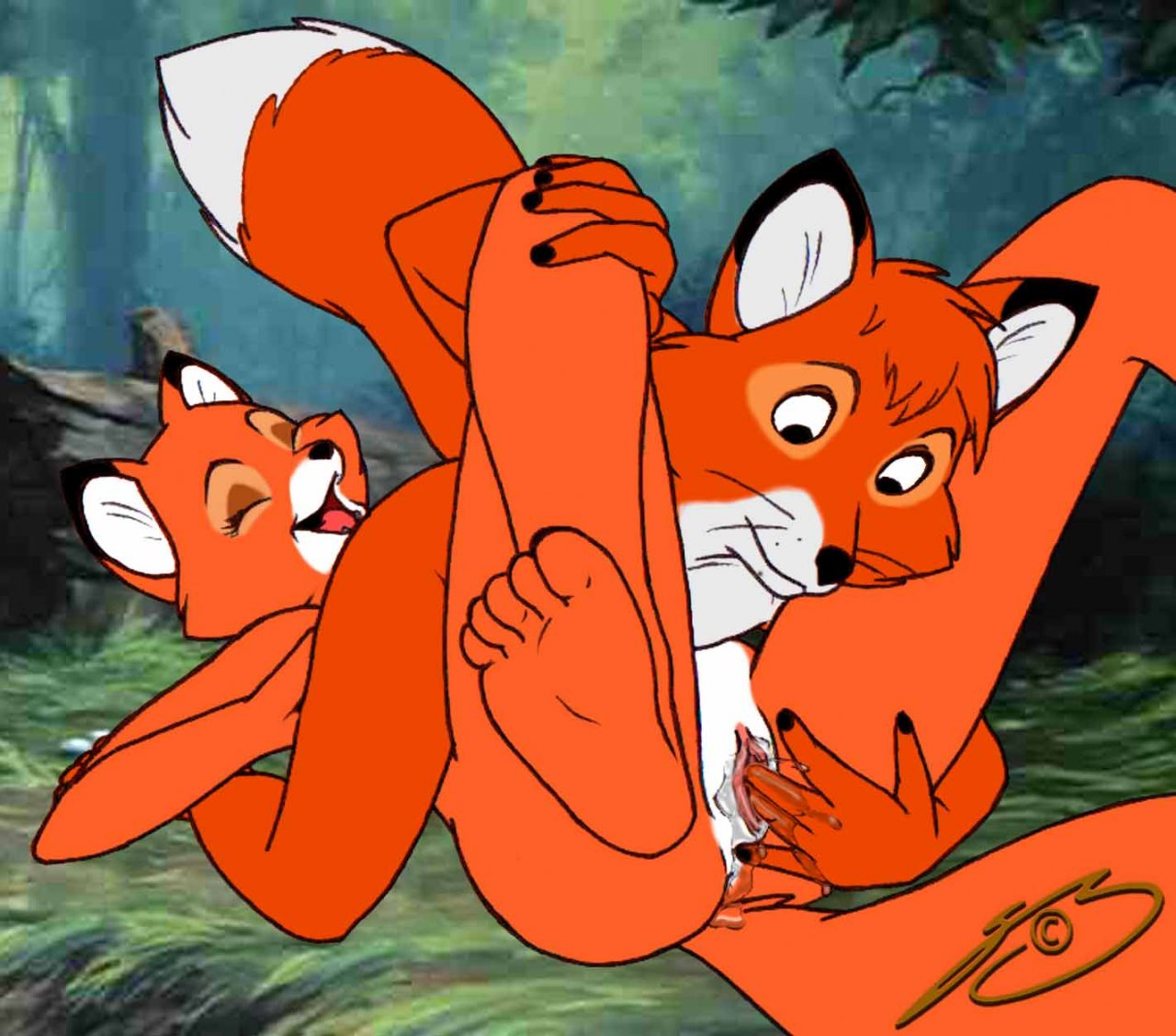 Rule34 – If it exists, there is porn of it / roary, tod, vixey / 146716