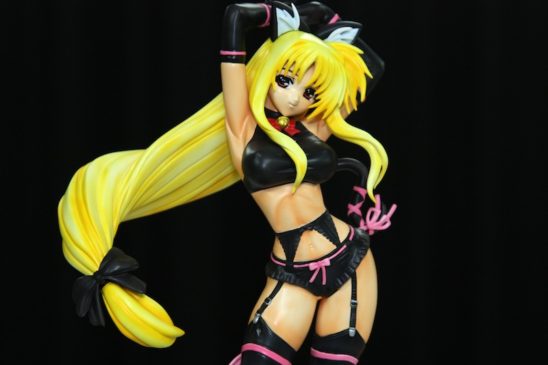 catbell, fate testarossa, lyrical nanoha, mahou shoujo lyrical nanoha, mahou shoujo lyrical nanoha strikers, photo (medium), 00s, 1girl, animal ears, bell, blonde hair, cat ears, collar, female focus, figure, figure (medium), garter belt, long hair, low-tied long hair, neck bell, solo, thighhighs