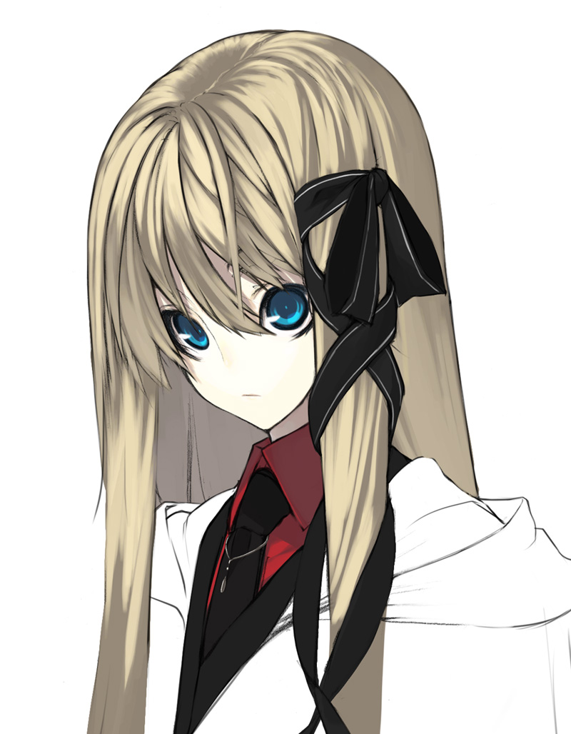 senmu (senmudayo), original, 1girl, aqua eyes, blonde hair, blue eyes, female focus, long hair, solo