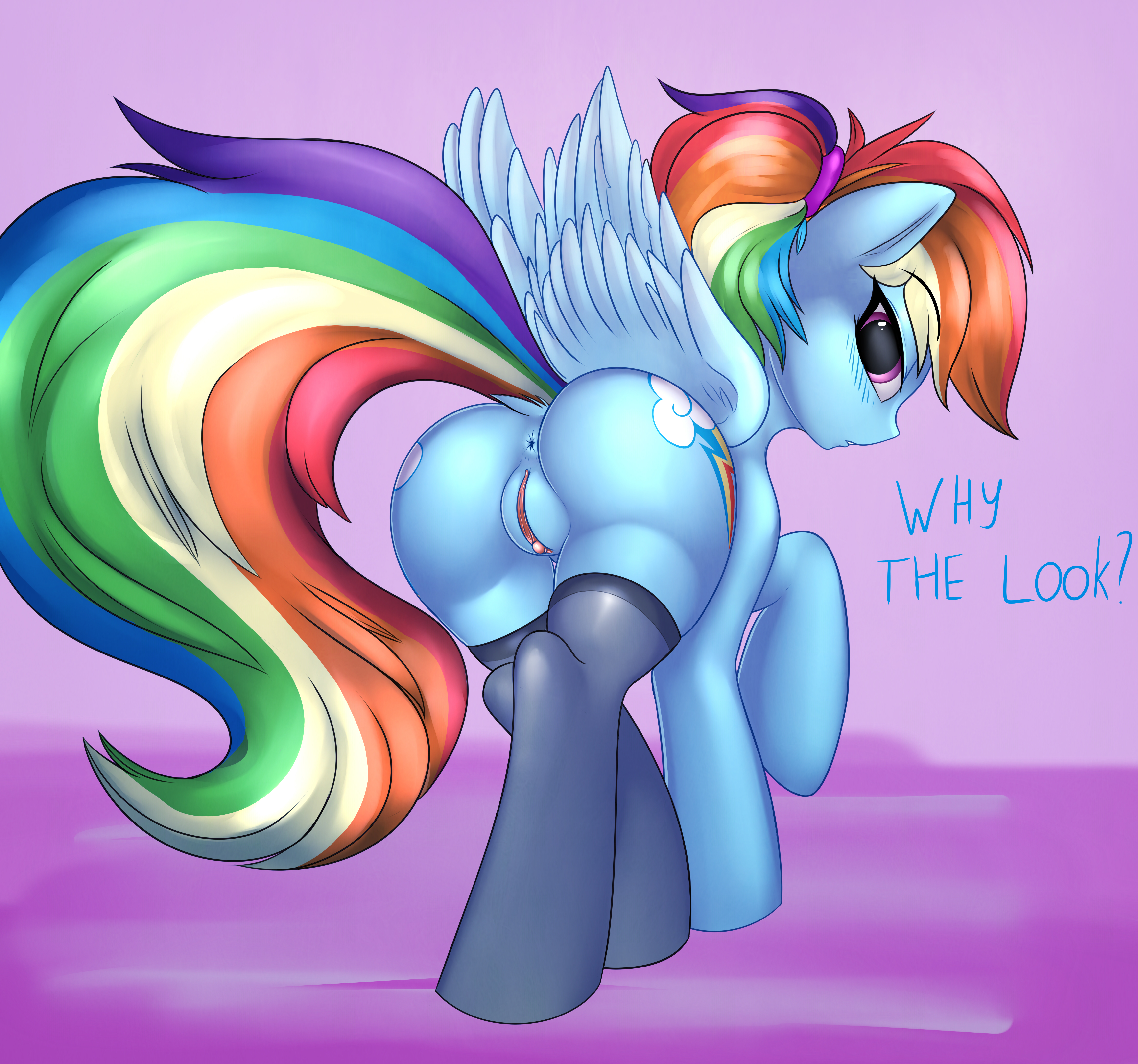 Rule34 – If it exists, there is porn of it / elzzombie, rainbow dash (mlp) / 147947