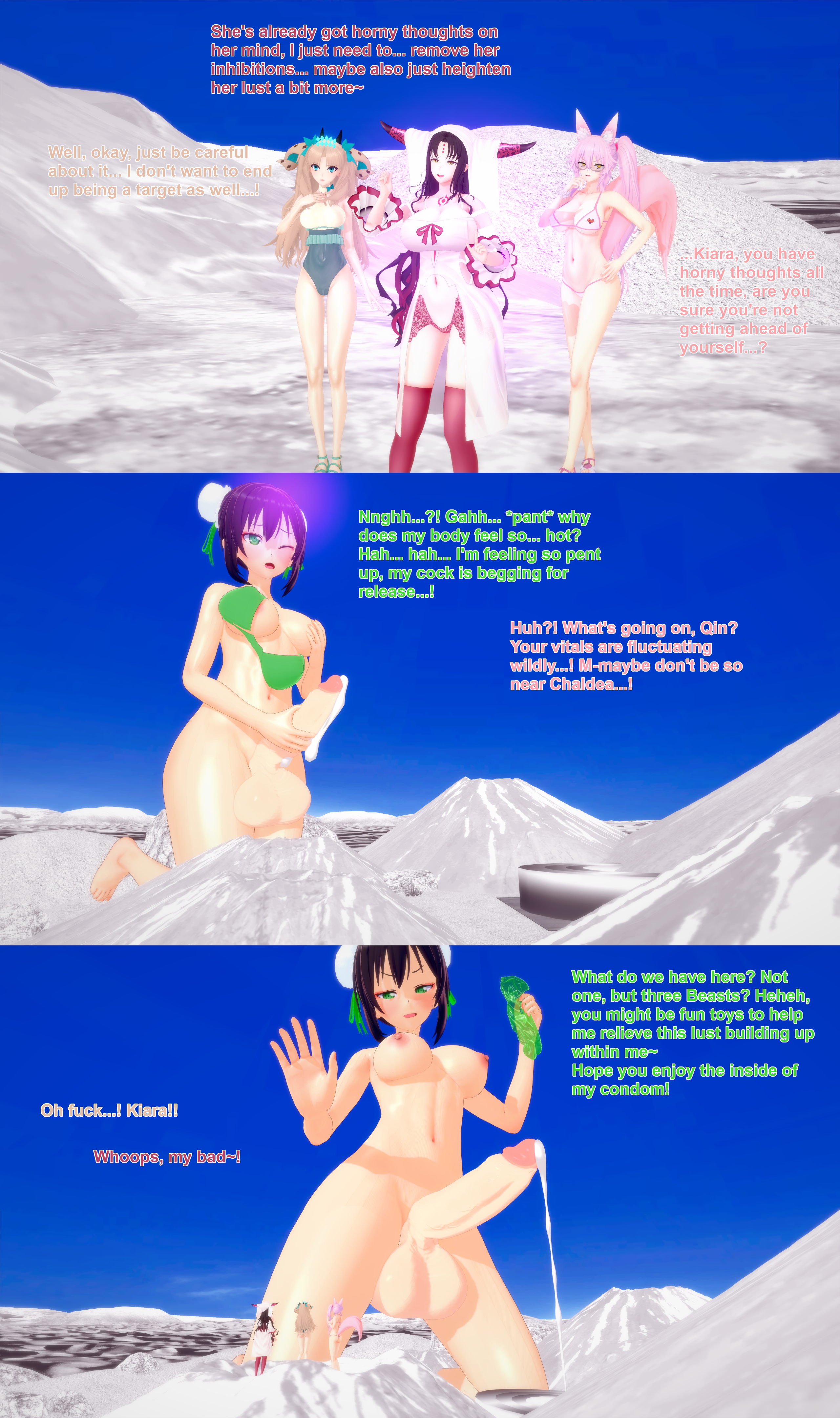 Rule34 – If it exists, there is porn of it / qin liangyu (fate), sesshouin kiara / 8661837