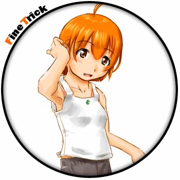 sin1, lowres, 1girl, ahoge, female focus, red hair, short hair, solo