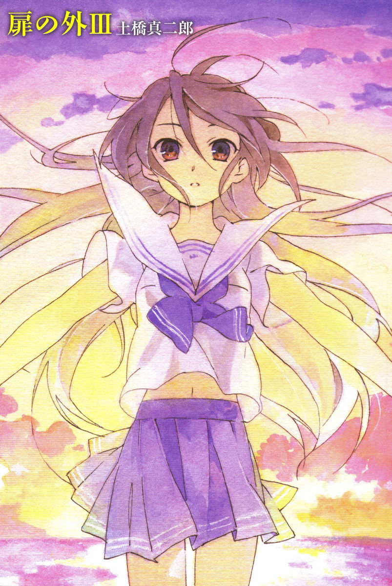tobira no soto, highres, cloud, long hair, ocean, school uniform, serafuku, skirt, solo, wind
