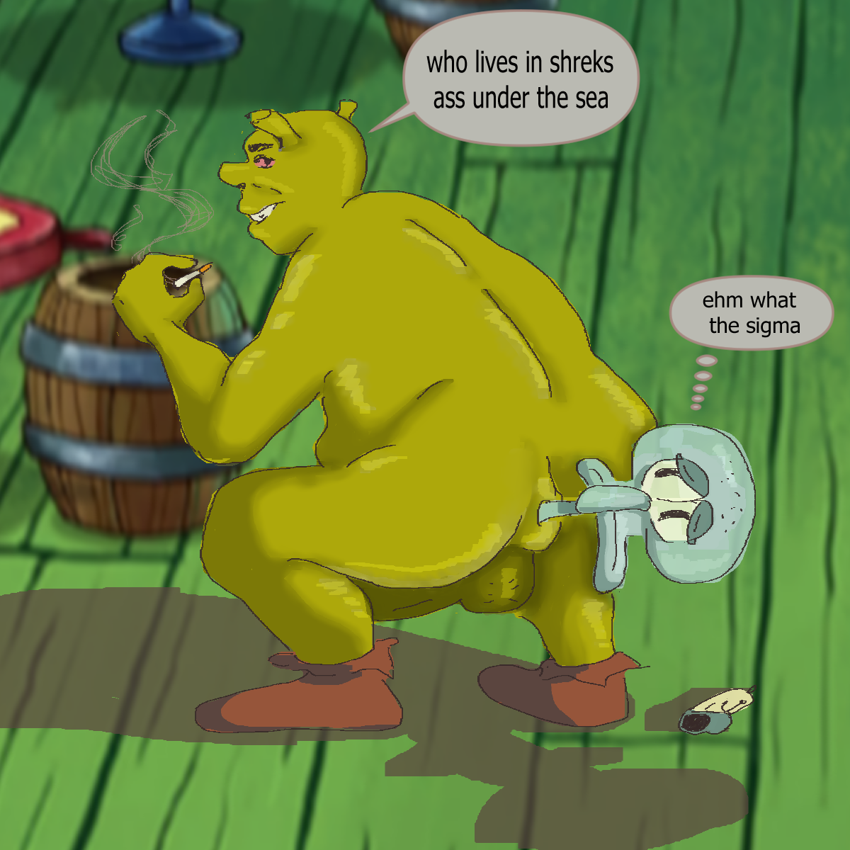 Rule34 – If it exists, there is porn of it / unknown artist, squidward tentacles / 8662154