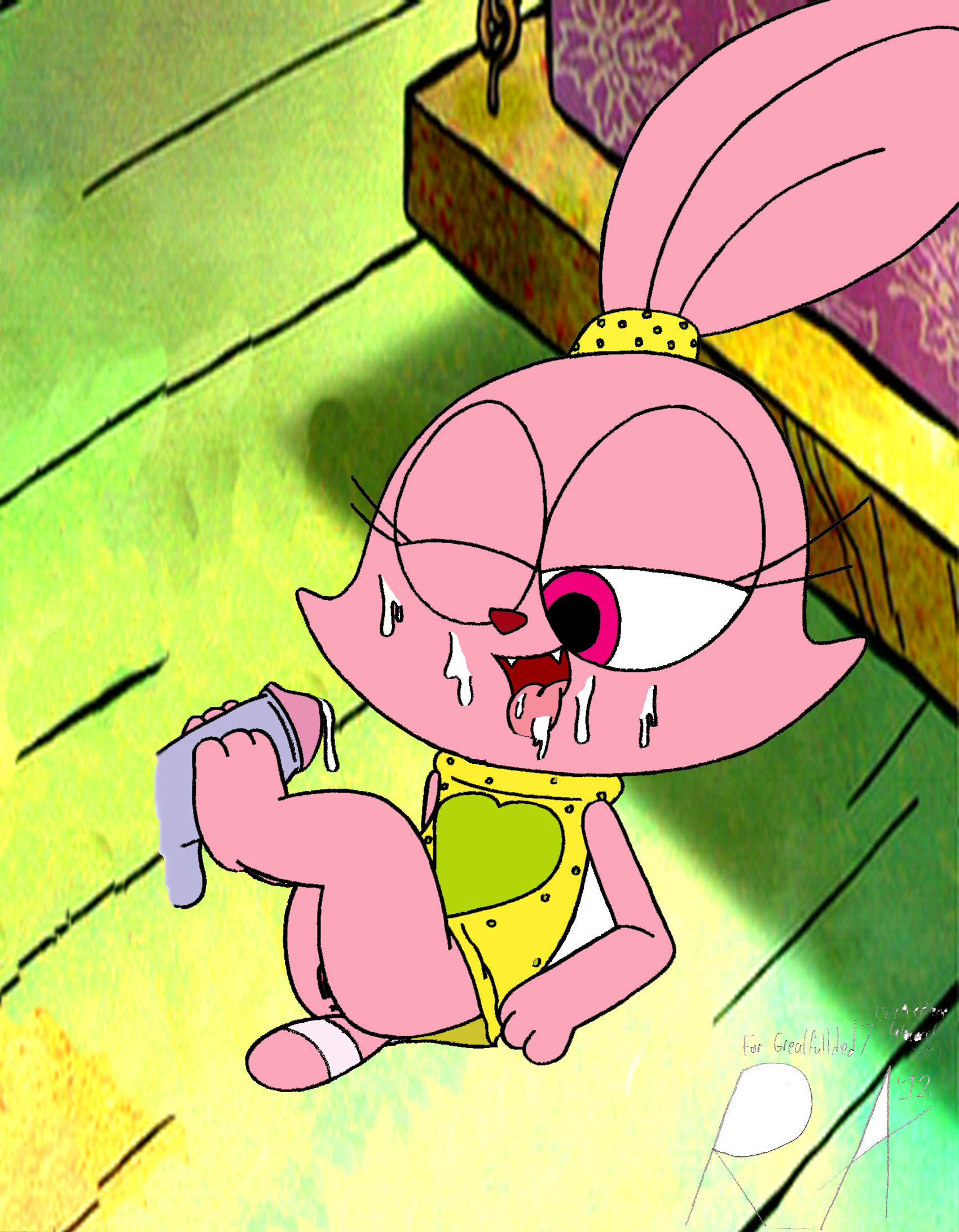 Rule34 – If it exists, there is porn of it / random anon, chowder (character), panini / 149586
