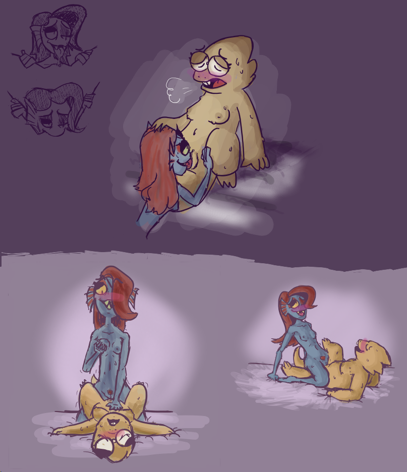 Rule34 – If it exists, there is porn of it / alphys, undyne / 149667