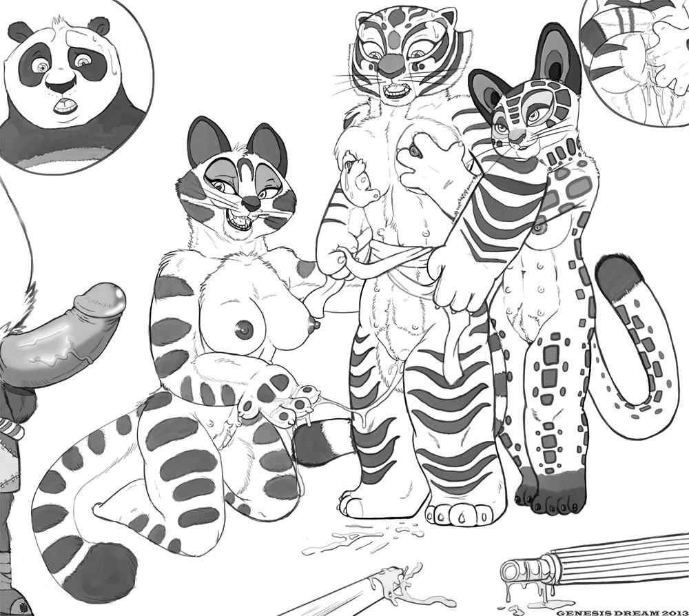 Rule34 – If it exists, there is porn of it / genesisdream, master tigress, mei ling, po, song (character) / 149740