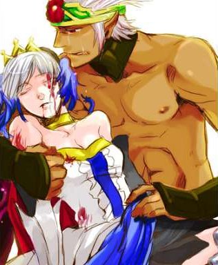 gwendolyn (odin sphere), onyx, odin sphere, lowres, tagme, 1boy, 1girl