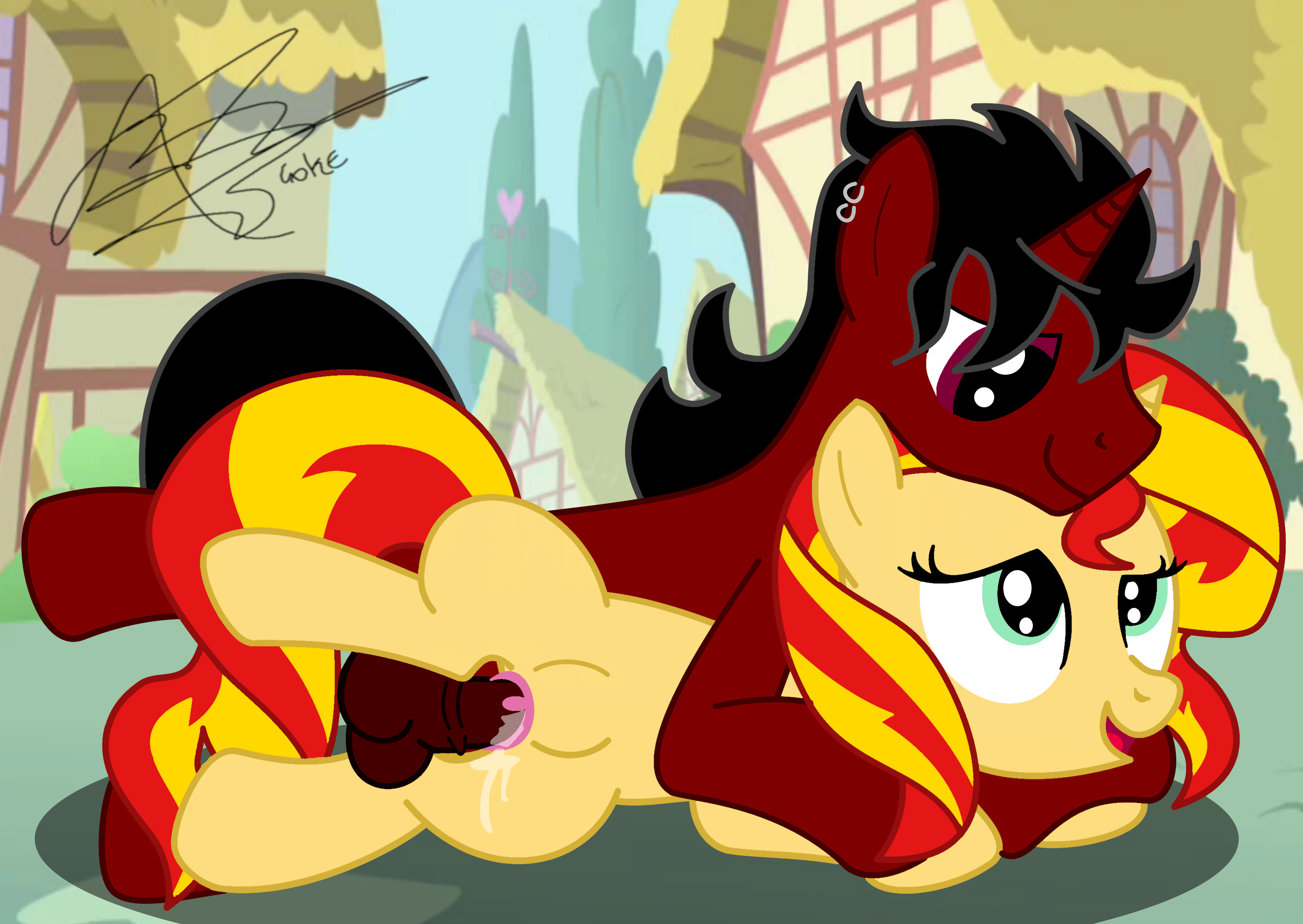 Rule34 – If it exists, there is porn of it / original character, sunset shimmer / 151575