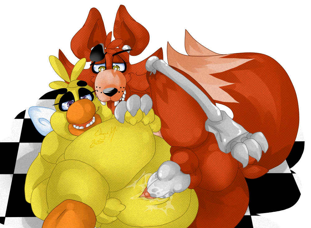 Rule34 – If it exists, there is porn of it / unknown artist, chica (fnaf), foxy (fnaf) / 151870