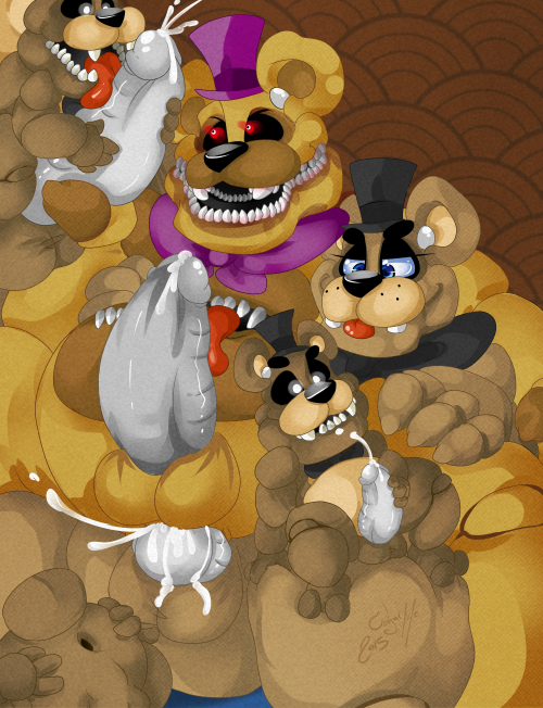 Rule34 – If it exists, there is porn of it / unknown artist, freddy (fnaf), nightmare fredbear (fnaf) / 151933
