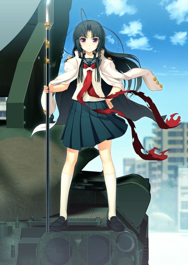game cg, tagme, 1girl, female focus, sky, solo
