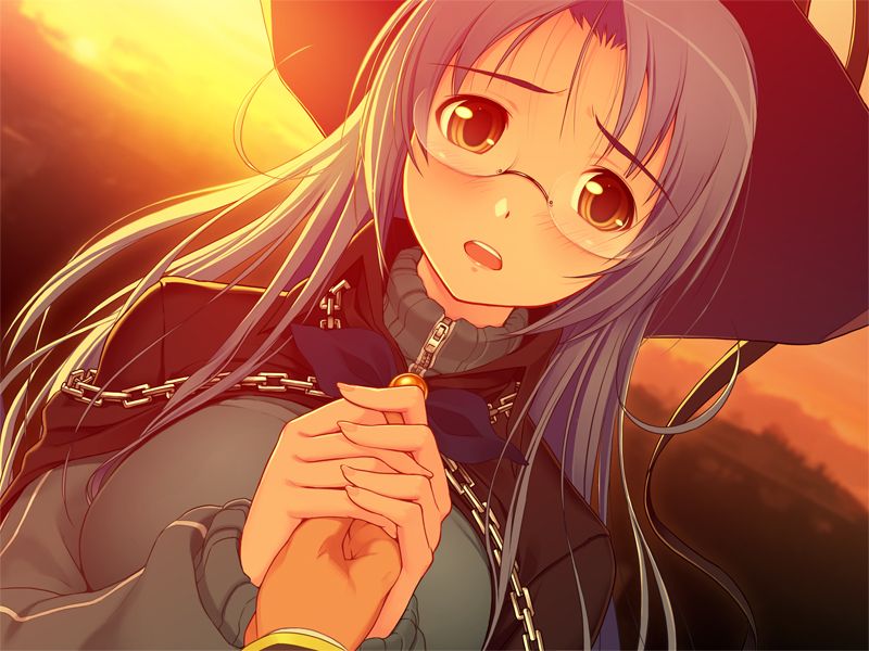 nitroplus, sumaga, game cg, tagme, 1girl, male hand