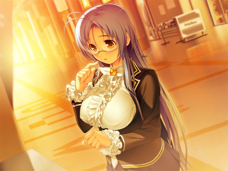 garnet (sumaga), sumaga, tagme, breasts, glasses, large breasts