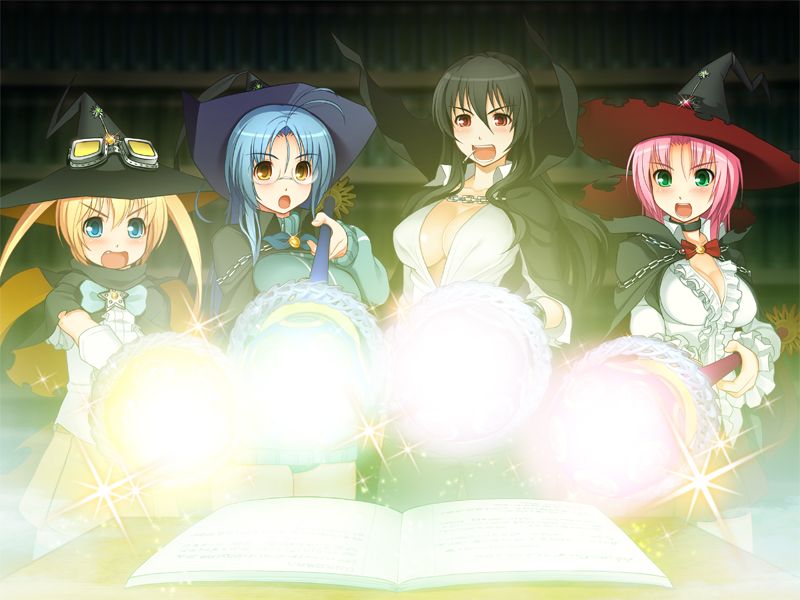 tsuji santa, nitroplus, sumaga, game cg, tagme, 4girls, multiple girls