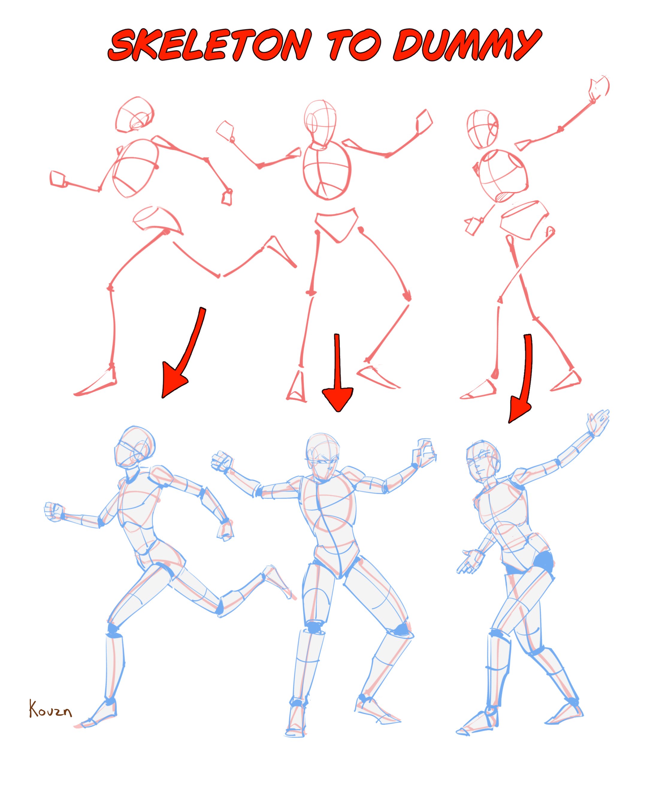 original, absurdres, highres, guide, how to, kouzanagi, standing