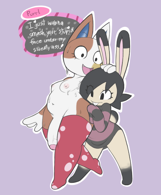 Rule34 – If it exists, there is porn of it / aintsmart, dumbun, purrl (animal crossing) / 152269