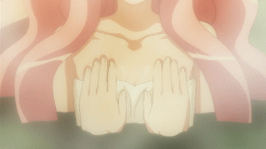 louise francoise le blanc de la valliere, zero no tsukaima, dvd, animated, animated gif, anime screenshot, lowres, 00s, flat chest