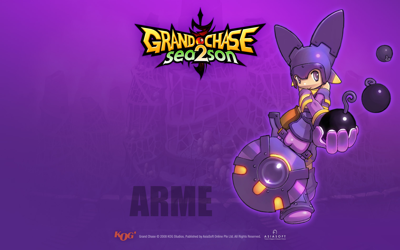 arme, grand chase, wallpaper, highres, alchemist