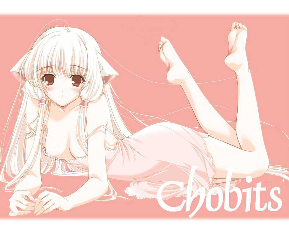 chii, chobits, artist request, tagme, 00s, 1girl, female focus, nipples, solo