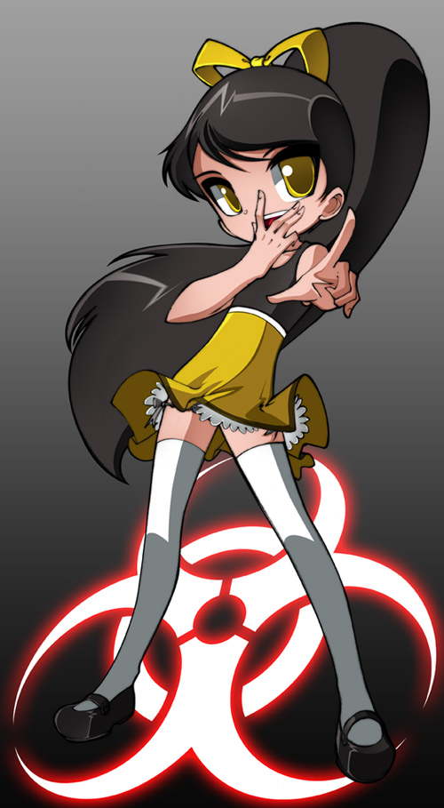 bleedman, original, tagme, black hair, yellow eyes
