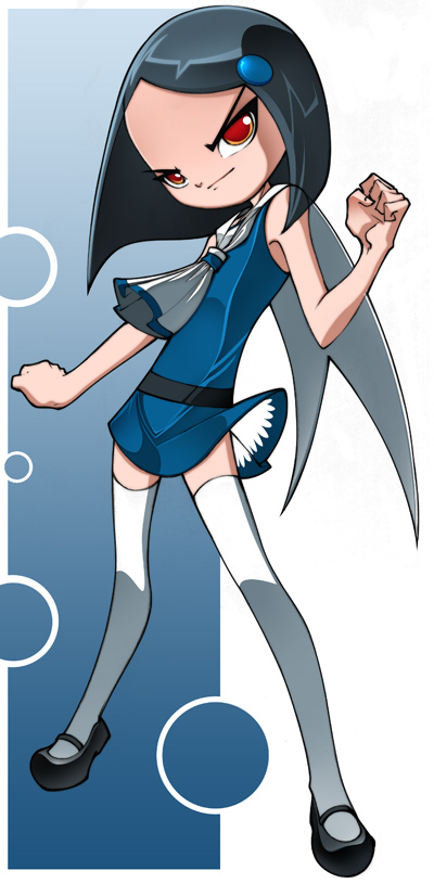 bleedman, character request, tagme, thighhighs