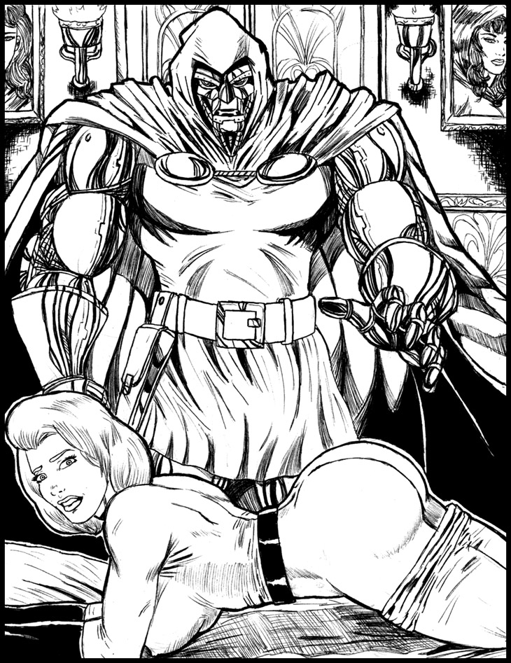 Rule34 – If it exists, there is porn of it / wolverino, doctor doom, invisible woman, sue storm, victor von doom / 153346