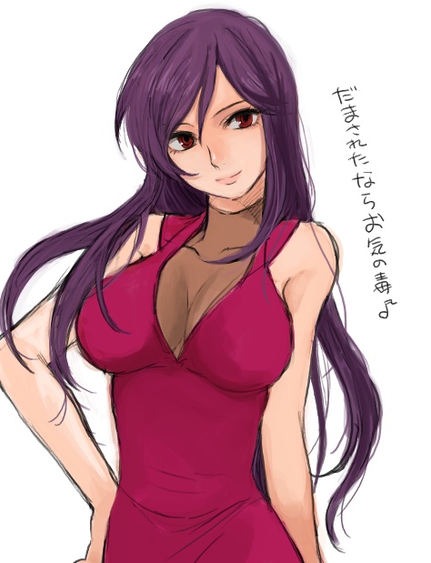 tieria erde, gundam, gundam 00, 00s, 1boy, dress, long hair, male focus, purple hair, red eyes, solo, trap
