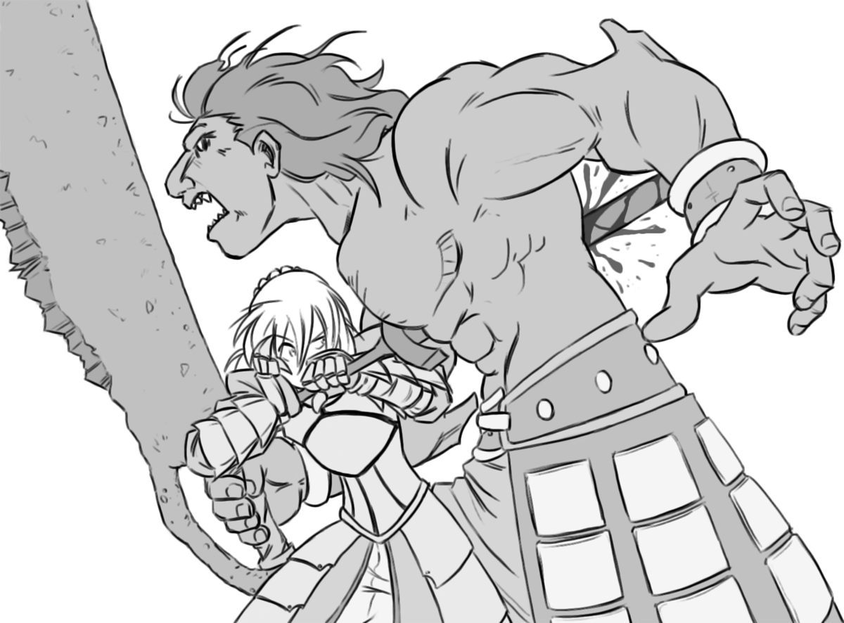 Rule34 – If it exists, there is porn of it / brainsucks, artoria pendragon, heracles (fate) / 153431