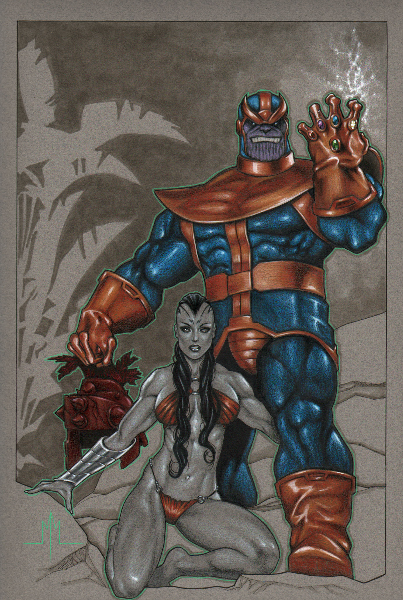 Rule34 – If it exists, there is porn of it / caiera, thanos / 153529
