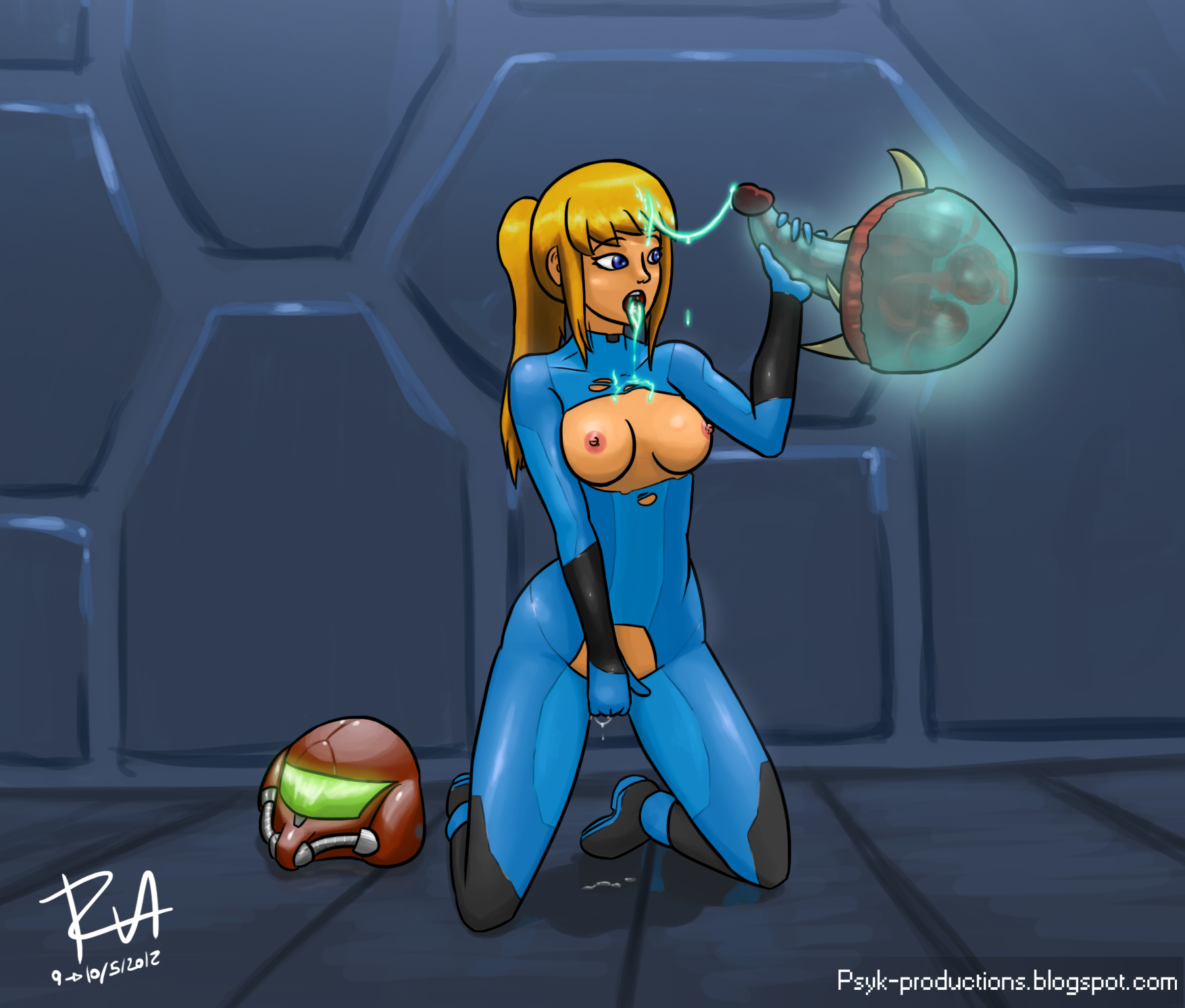 Rule34 – If it exists, there is porn of it / psyk323, metroid (creature), samus aran / 153652